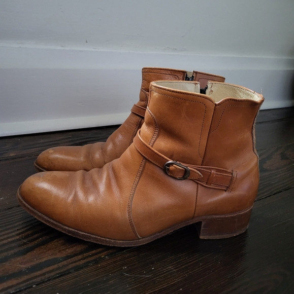 Vintage Hanover Shoe Leather Boots - Picture 5 of 13
